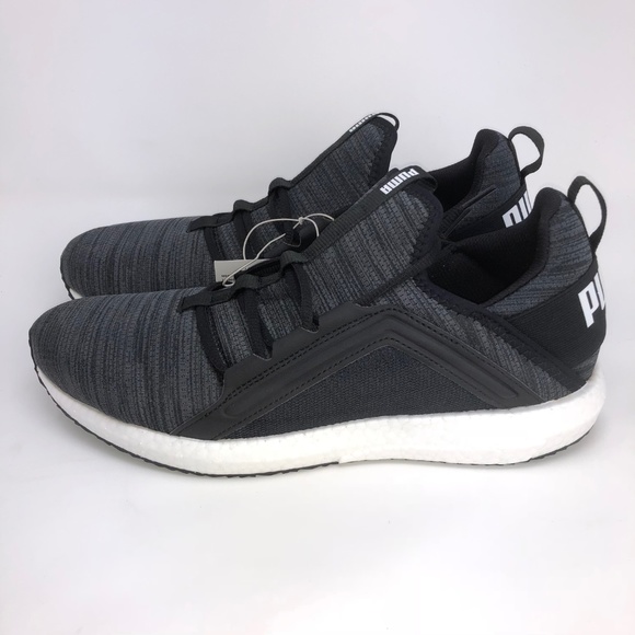 Puma Mega Nrgy Heather Knit Running Shoes Black - Picture 3 of 7